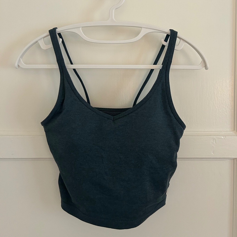 Vuori Halo Performance Crop Stone Heather S